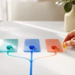 Scena editoriale luminosa che rappresenta pensare per scenari senza trasformare il futuro in un’ansia